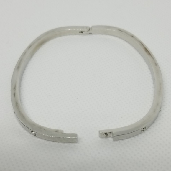 Tricolour crystal bangle bracelet set - Picture 6 of 6